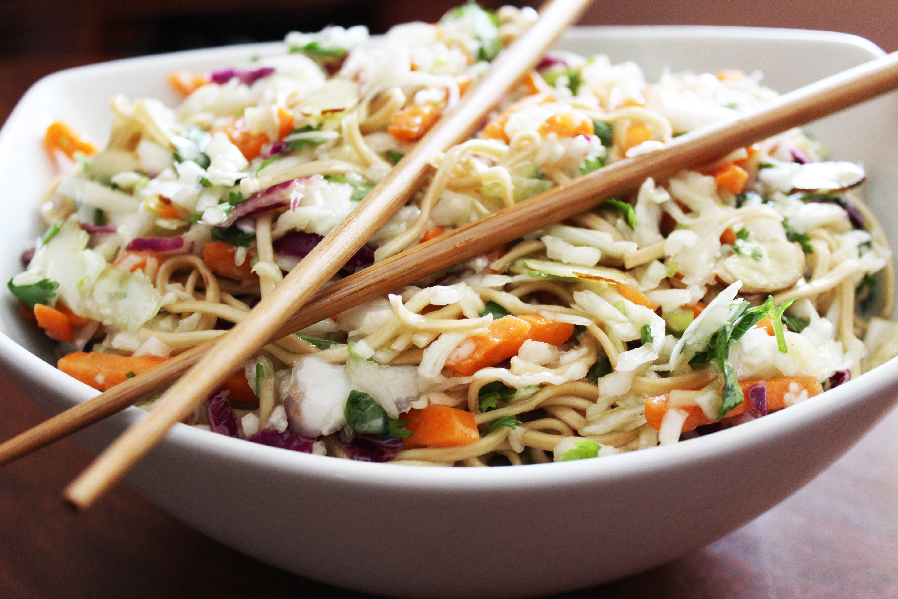 Asian Noodle Coleslaw At Home With Molly   Asian Coleslaw Blog 