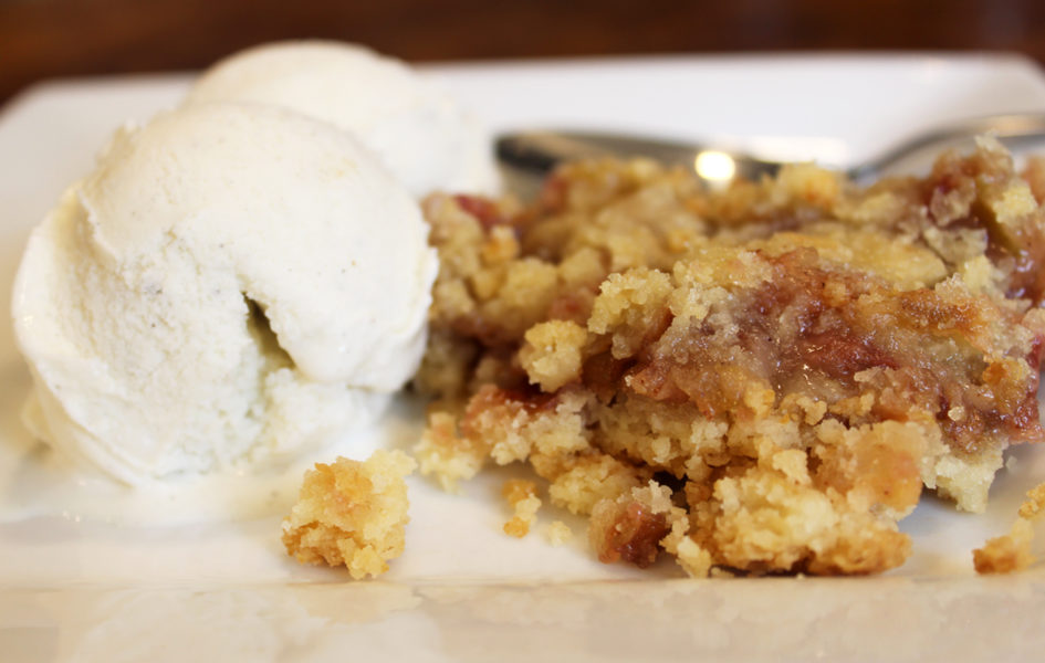 Rhubarb Crumble